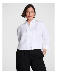 Cropped Poplin Shirt - Regular