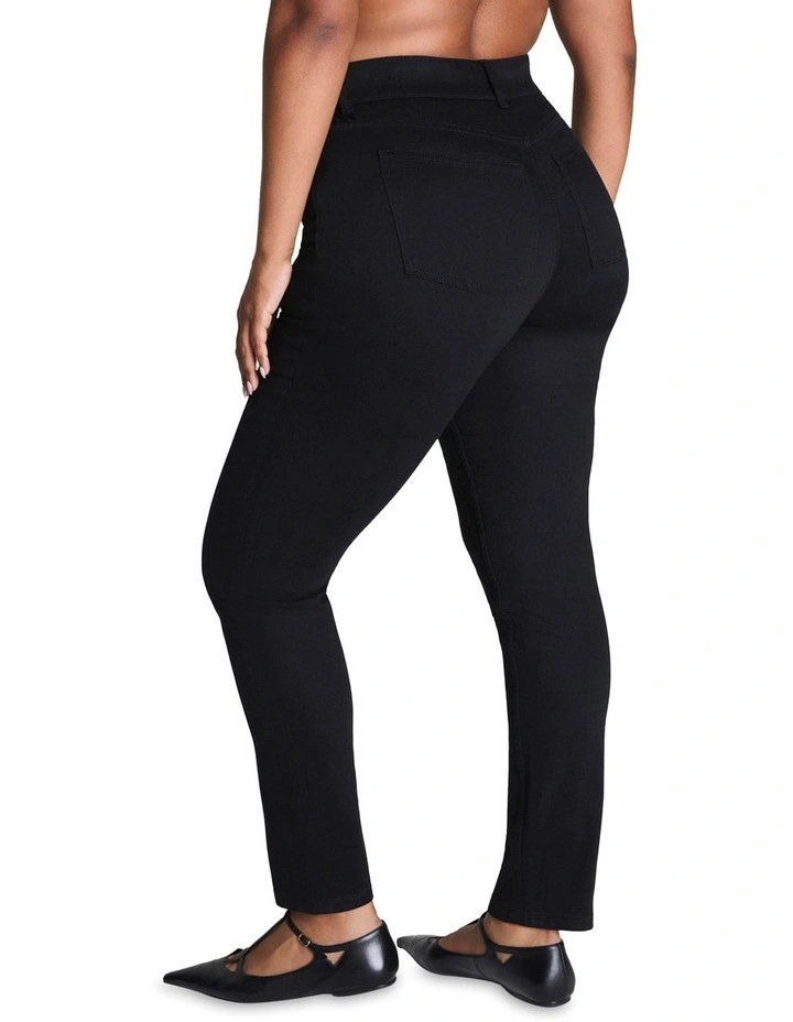 Shape Every Wear Ankle Skinny Jeans in Black image 2