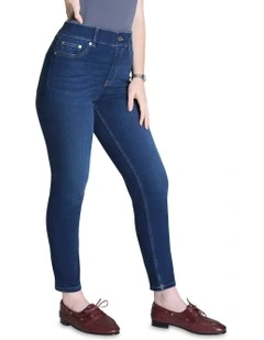Shape Every Wear Ankle Skinny Jeans in Blue