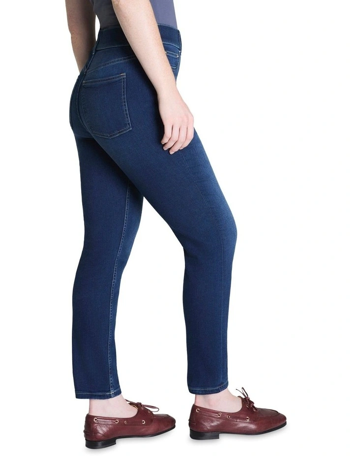 Shape Every Wear Ankle Skinny Jeans in Blue image 2