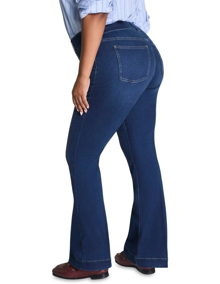 Shape Every Wear Flare Jeans in Blue image 2