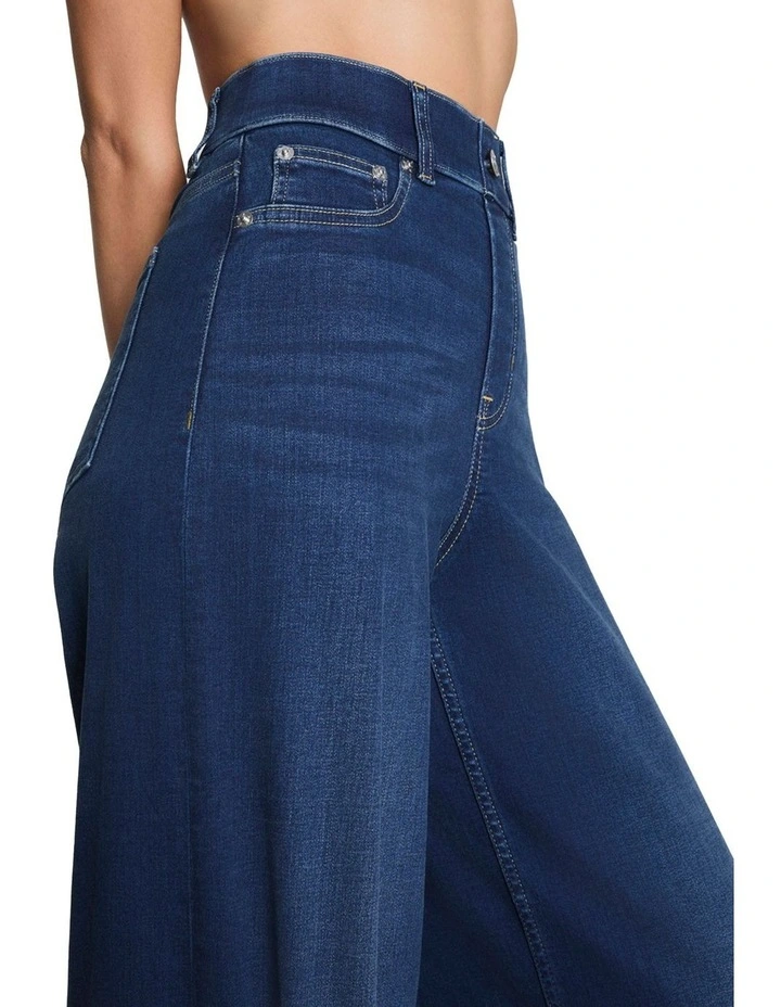 Shape Every Wear Wide Leg Jeans in Blue image 5
