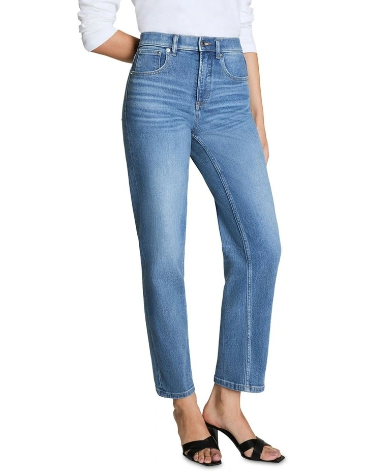 Shape Authentic 360 90's Straight Leg Jeans in Blue image 1