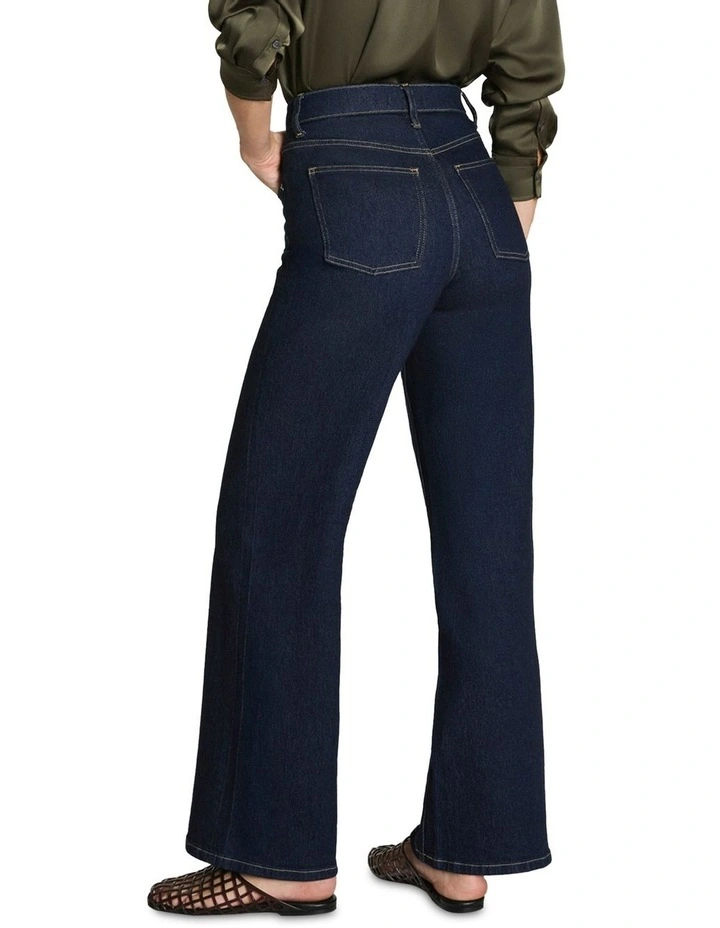 Shape Authentic 360 Wide Leg Jeans in Blue image 2