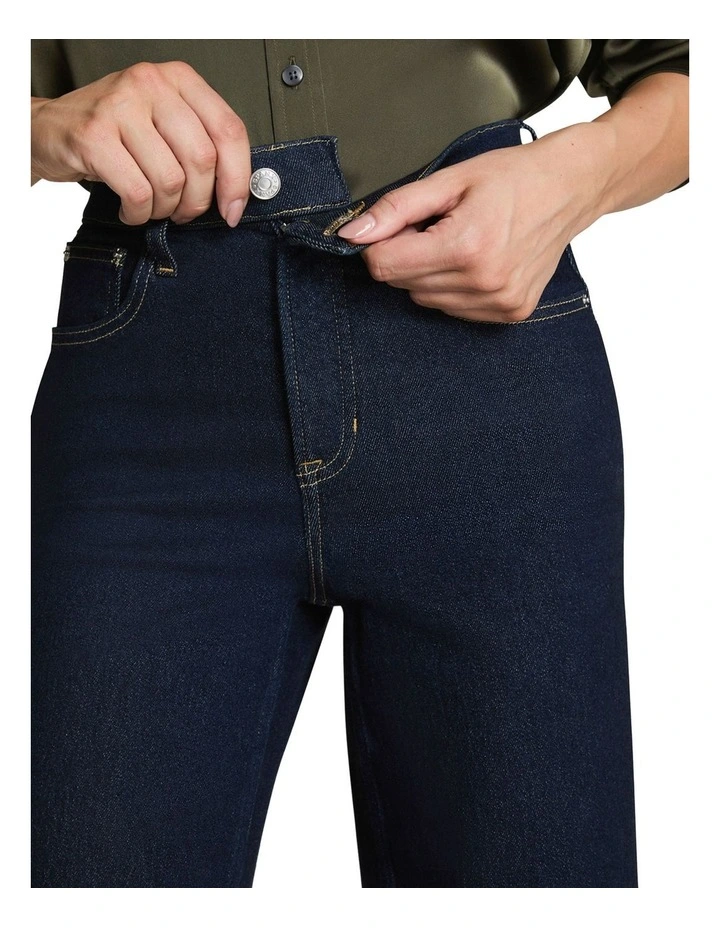 Shape Authentic 360 Wide Leg Jeans in Blue image 4