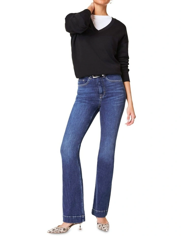 Sculpt Redefine Flare Jeans in Blue image 4