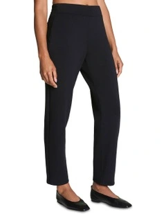 Air Essentials Slim Straight Pant in Black