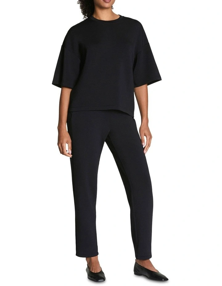 Air Essentials Slim Straight Pant in Black image 3