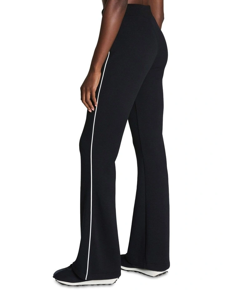 Air Essentials Pique Flare Track Pant in Black image 2