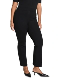 Supersmooth Perfect Fit Ponte Kick Flare Pant in Black