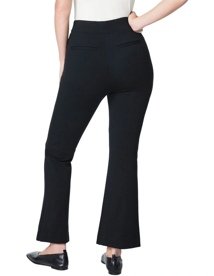 Supersmooth Perfect Fit Ponte Kick Flare Pant in Black image 2