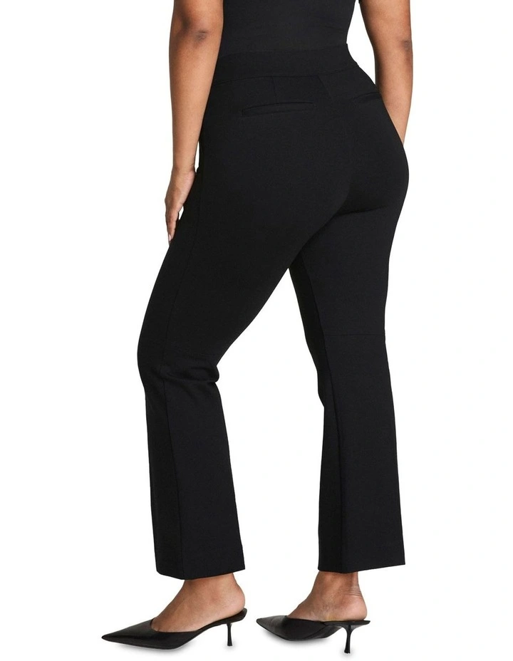 Supersmooth Perfect Fit Ponte Kick Flare Pant in Black image 2