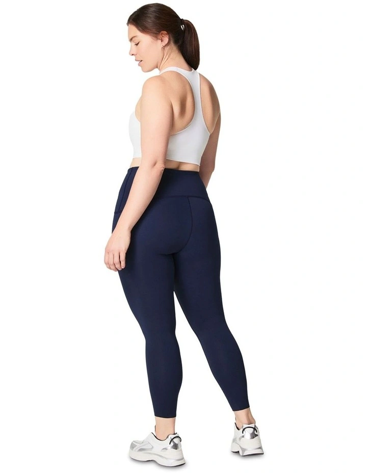 Booty Boost Full Length Leggings in Blue image 2