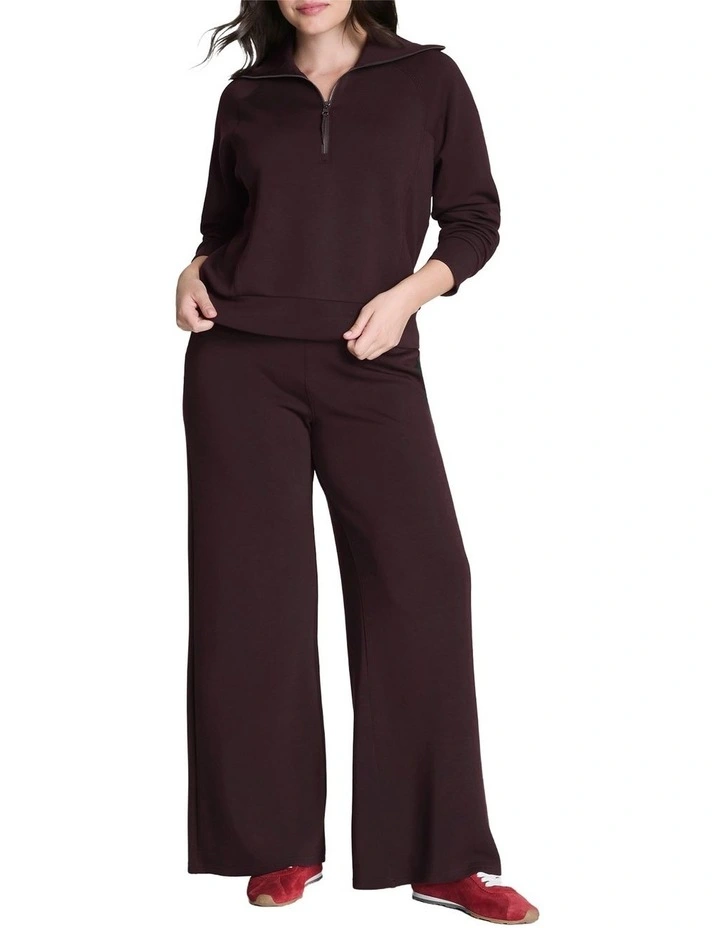 AirEssentials Wide Leg Pant in Truffle Brown image 3