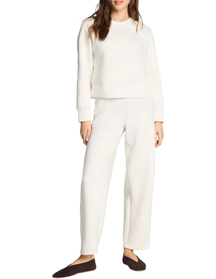 Airessentials Luxe Ankle Pant in White image 3