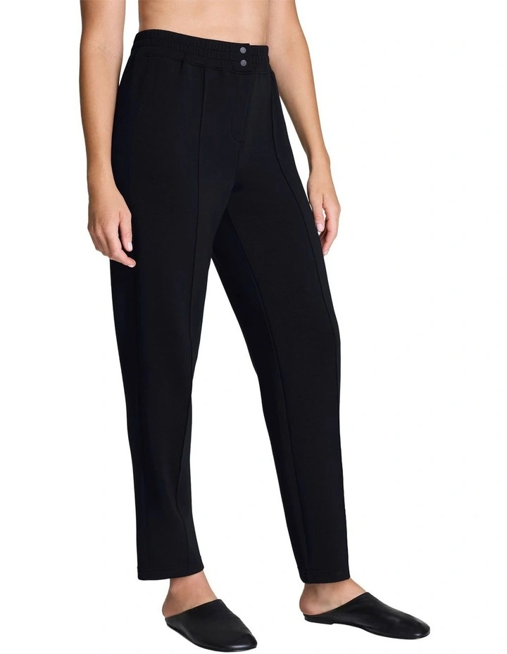 Brushed Airessentials Slim Straight Pant in Black image 1