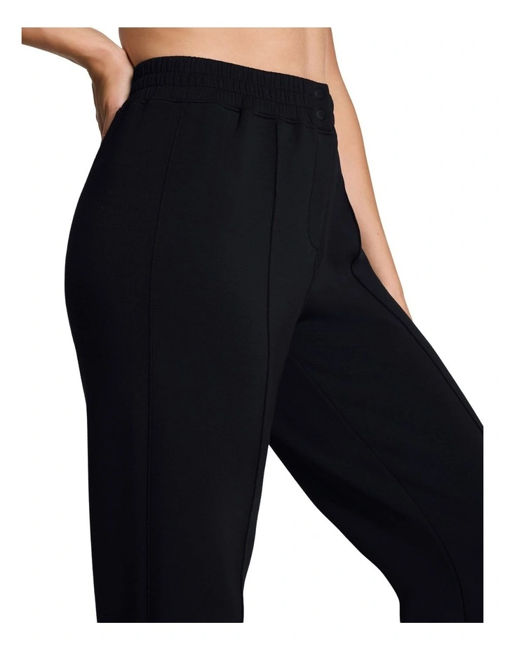Brushed Airessentials Slim Straight Pant in Black image 3