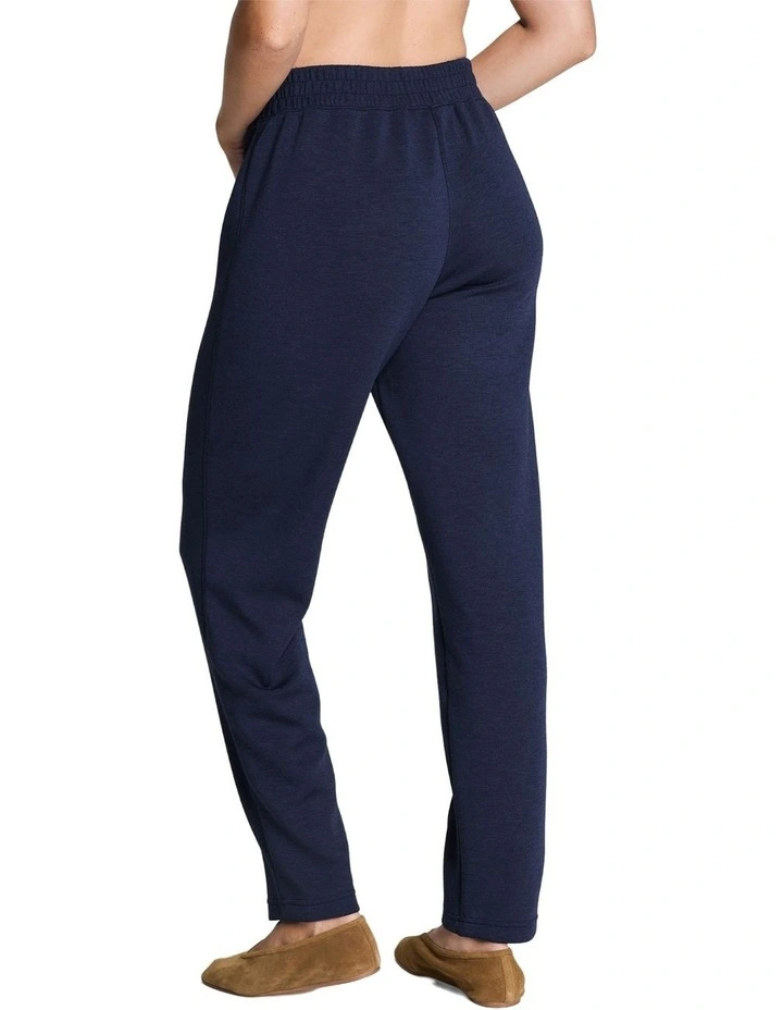 Brushed Airessentials Slim Straight Pant in Timeless Navy Htr image 2