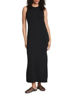 Air Essentials Maxi Tank Dress in Black