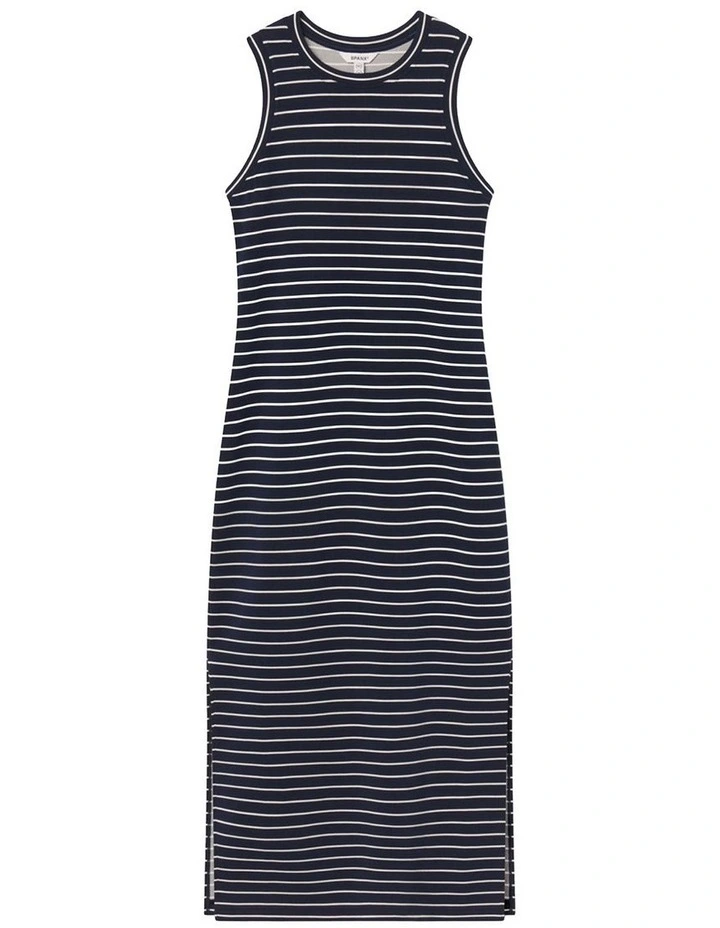 AirEssentials Stripe Maxi Tank Dress in Navy image 4