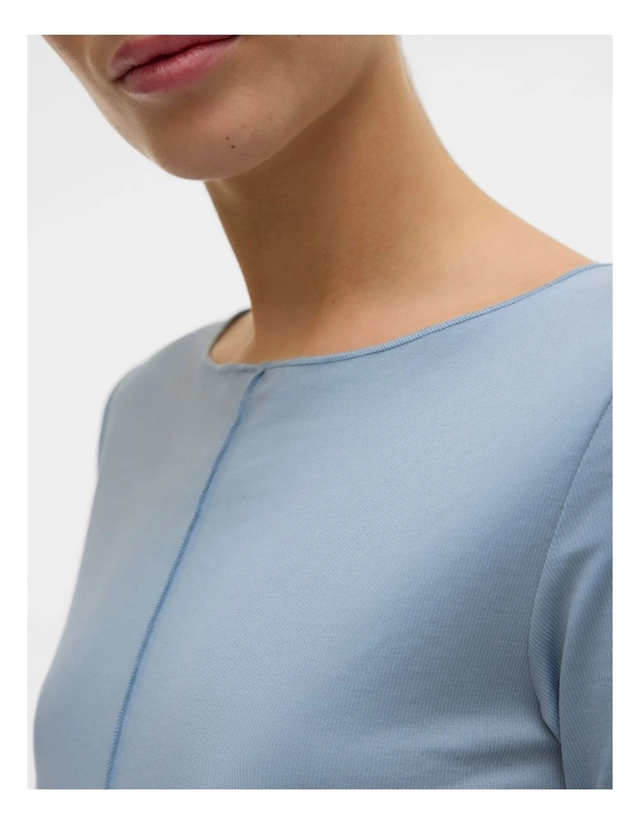 Maggie Boatneck Top in Blue image 4