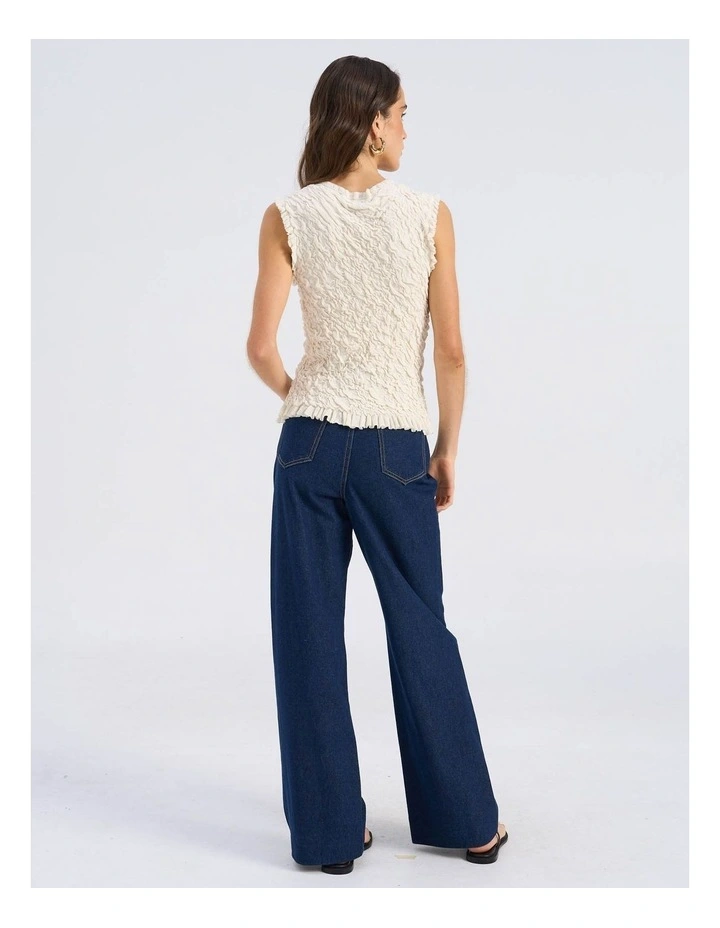 Stormi Ruffled Top in Birch image 5