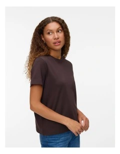 Naima Cotton T-shirts in Chocolate