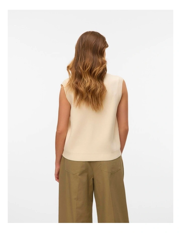 Saba Buttoned Vest in Oatmeal image 4