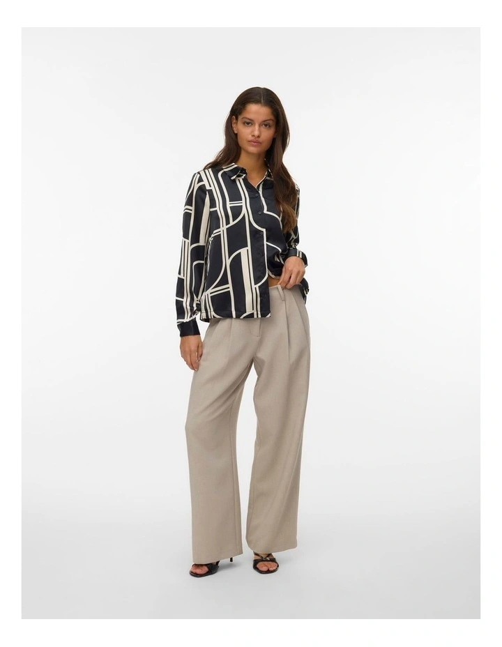 Hadley Printed Shirt in Black image 4