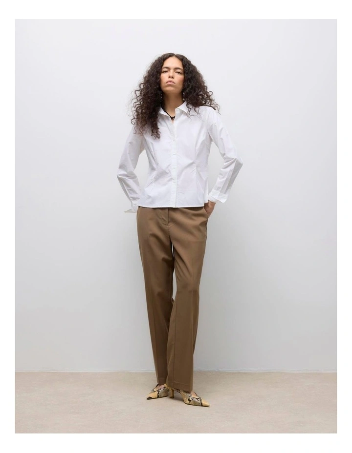 Umas Cotton Shirt in White image 3