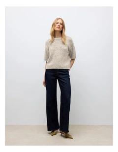 Tessa Knit Top in Oatmeal