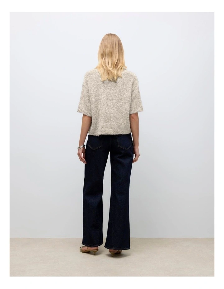 Tessa Knit Top in Oatmeal image 4