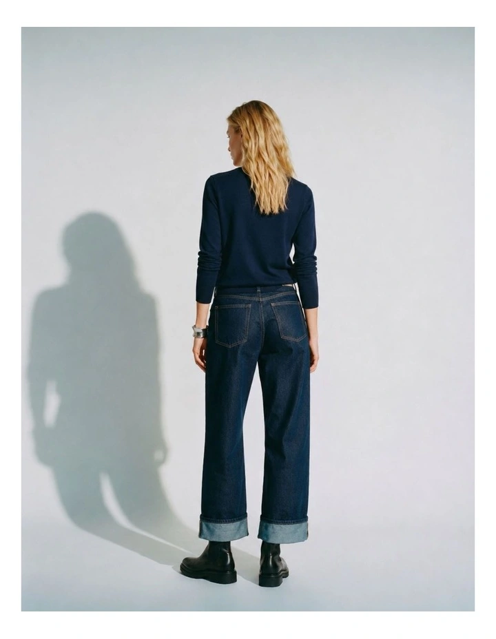 Silje Jumper in Navy image 3