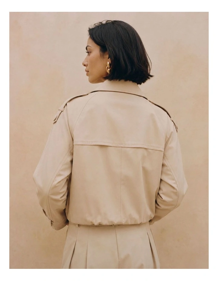 Chelsea Maddy Short Jacket in Ivory image 3