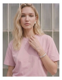 Naima Cotton T-Shirt in Light Purple