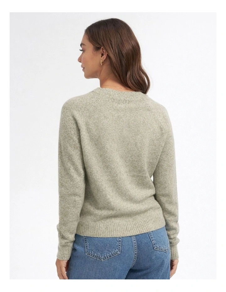 Doffy Long Sleeve Knit in Mermaid image 3