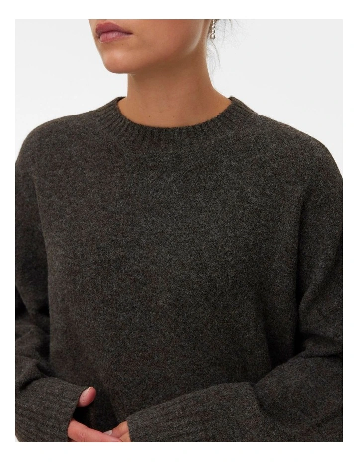 Boom Chunky Knit in Chocolate image 2