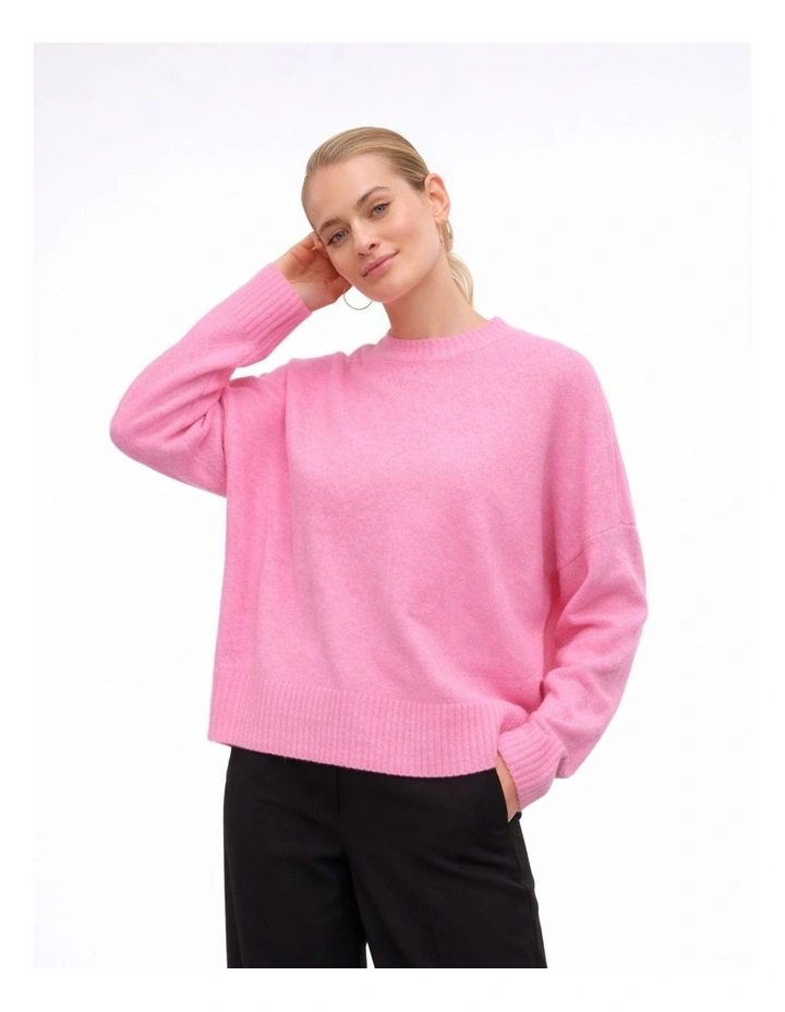 Boom Chunky Knit in Pink image 1