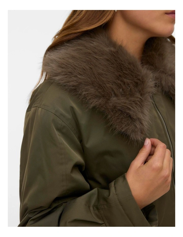 Seoul Short Jacket in Khaki image 2