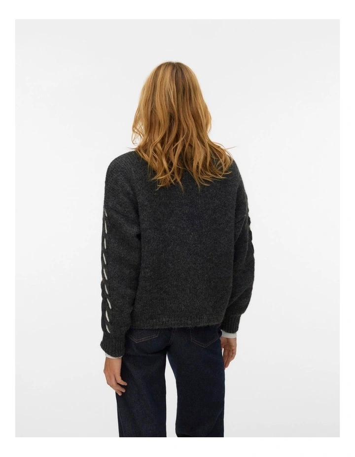 Lina Knit in Dark Grey image 3