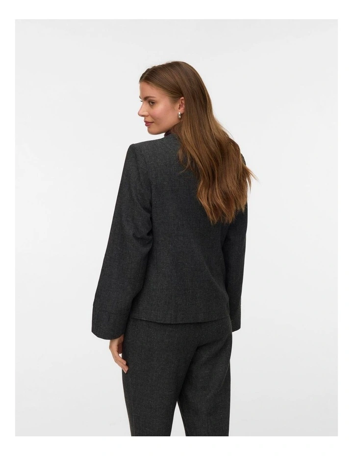 Uthalia Wrap Blazer in Grey image 4