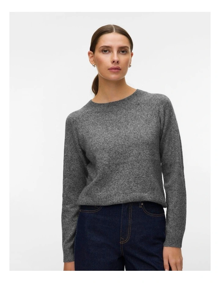 Doffy Long Sleeve Knit in Grey image 1