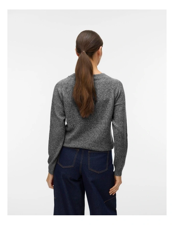 Doffy Long Sleeve Knit in Grey image 2