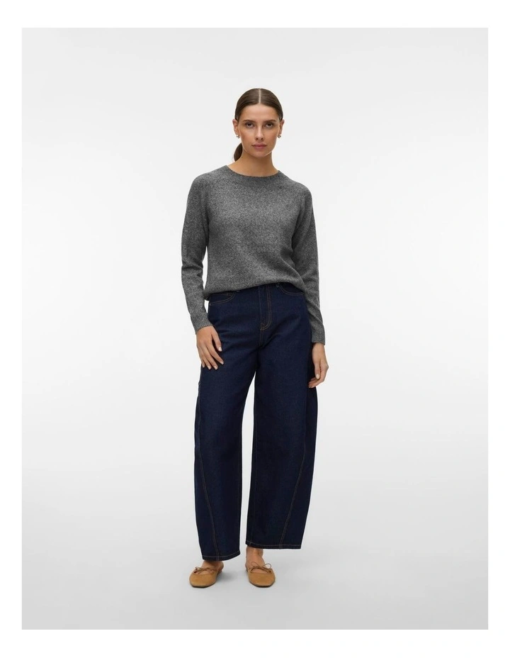 Doffy Long Sleeve Knit in Grey image 3