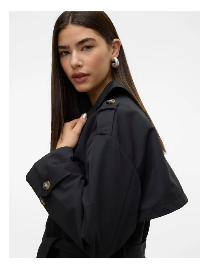 Chloe Trenchcoat in Black image 2