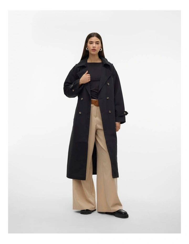 Chloe Trenchcoat in Black image 3