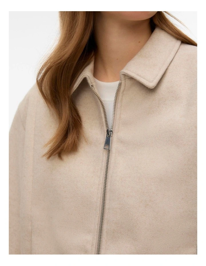 Maddie Short Jacket in Oatmeal image 2