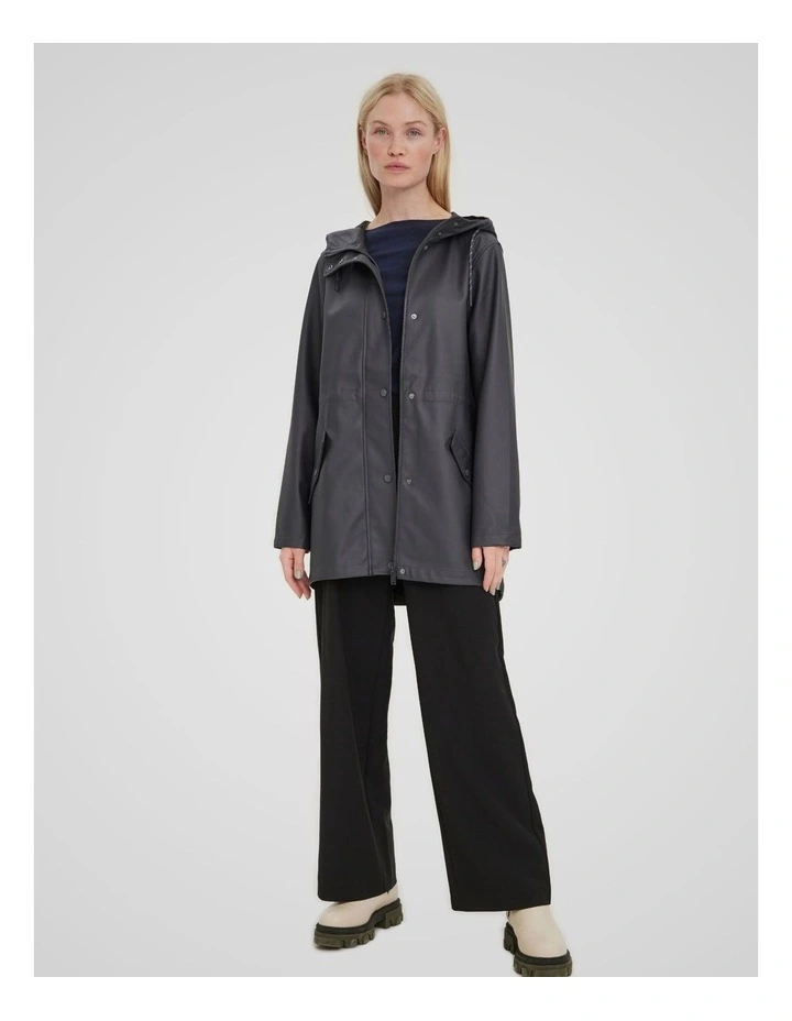 Malou Coated Jacket in Grey image 2
