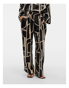 Hadley Printed Pants in Black