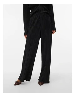 Elisa High Waisted Pants in Black